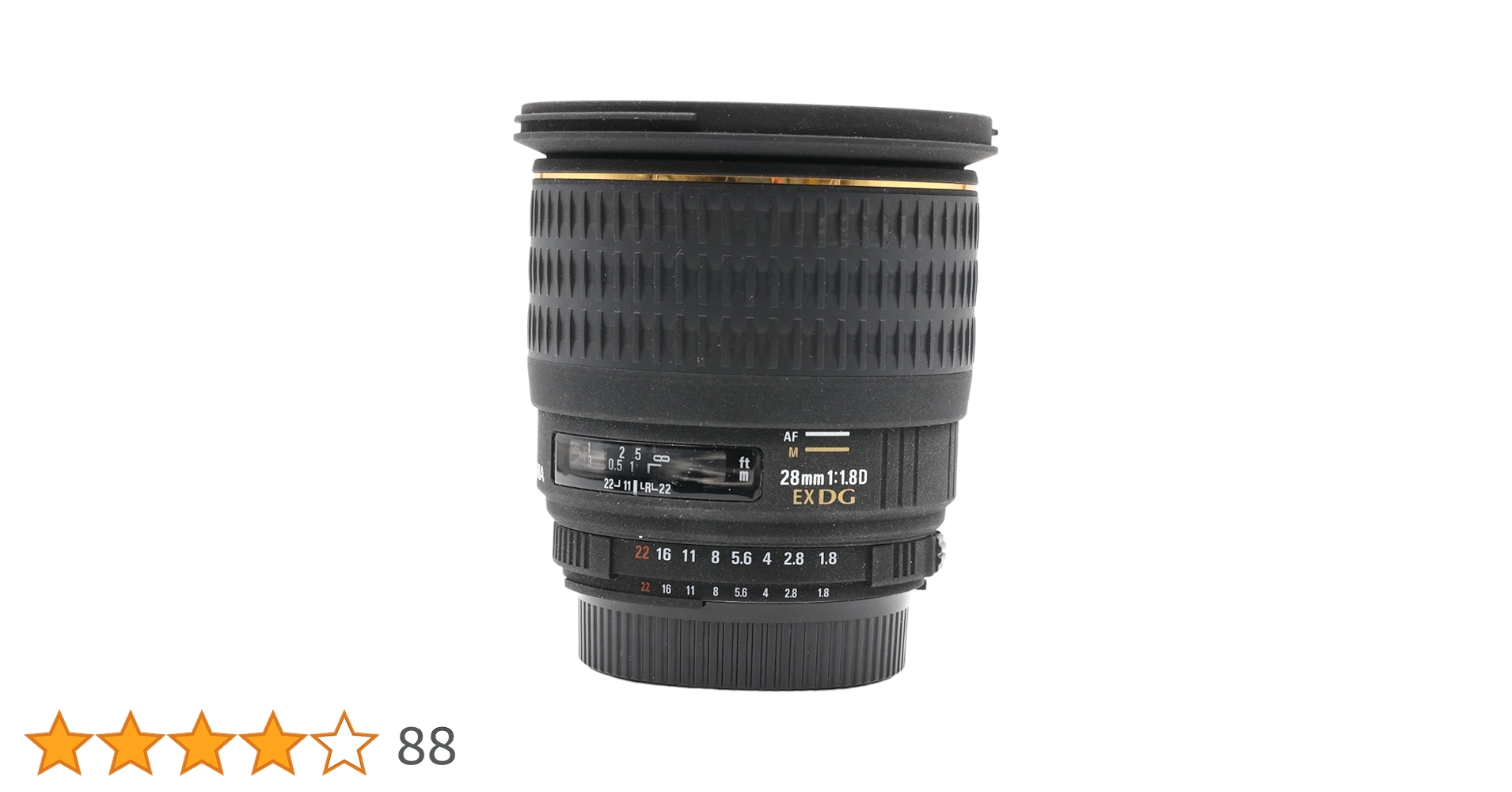 Sigma Objectif Macro 28 mm F1,8 EX DG ASPH - Monture Nikon